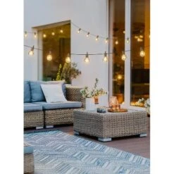 Itopfox Outdoor LED String Lights With 13 Plastic Edison Bulbs, Plug-in, Waterproof Connectable Hanging Light For Backyard Porch Balcony Party Decor -Kitchen Chef GUEST 9c981e18 5a58 430a af2c c903989f8e96