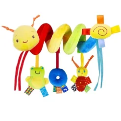 Itopfox Baby Crib Hanging Rattles Toys - Infant Worm Crib Bed Around Rattle Bell Cartoon Insect Spiral Hanging Toy For Stroller Car Seat -Kitchen Chef GUEST a04a6a3d 3d3d 48d7 a1b5 118c8b40e9ab