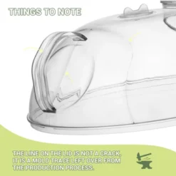 Itopfox Microwave Splatter Cover With Water Steamer, Clear Lid For Food, Integrated Handle, BPA-Free Splatter Guard, Essential Kitchen Gadgets -Kitchen Chef GUEST a2f4d86a bc30 441f bf4a c0bd67287f58