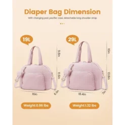 Itopfox Lightweight Puffer Diaper Tote Bag With Changing Pad, Large Capacity Multi-pocket Travel Hospital Gym Bag -Kitchen Chef GUEST a60fddb8 7a63 42d8 911a 6bde6148e5f0
