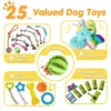 Itopfox 25 Pack Luxury Dog Chew Toys For Puppy, Rope Toys, Treat Ball And Squeaky Toys For Teething Small Dogs -Kitchen Chef GUEST a626271c 898f 41c6 9cb4 29e3b8b3f9fe