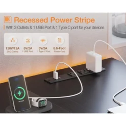 Itopfox L-Shaped Gaming Desk With Power Outlets, Reversible Shelves & PC Stand, Storage Bag For Home Office, Study Table For Small Spaces, Black -Kitchen Chef GUEST a6ee7186 2842 4d2a 90a8 c4d05ff64958