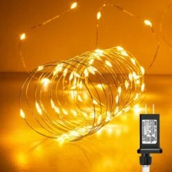 Itopfox Fairy Lights Plug In, 100 LEDs Waterproof Silver Wire Firefly Lights With Adaptor, Starry String Lights For Wedding Indoor Outdoor Christmas -Kitchen Chef GUEST a7a70d4c 68b4 44b8 b087 807266155fd7