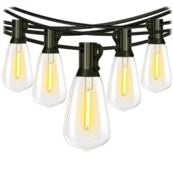 Itopfox Outdoor String Lights Waterproof 400FT Shatterproof Patio Lights With 212 Vintage Dimmable LED Edison Bulbs For Backyard Fence Garden -Kitchen Chef GUEST a7bd8b04 5007 4f65 a722 bdfe91408d2b