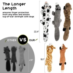 Itopfox 5-Piece Squeaky Crinkle Plush Dog Toys For Small To Large Dogs, No Stuffing Puppy Chew Toys For Boredom Relief 8 Itopfox 5-Piece Squeaky Crinkle Plush Dog Toys For Small To Large Dogs, No Stuffing Puppy Chew Toys For Boredom Relief -Kitchen Chef GUEST a858bda4 8781 4e50 8289 58e4e2143e43