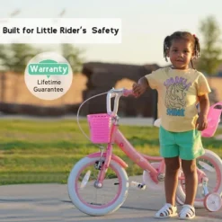 Itopfox Girls Princess Style Bike With Doll-Seat & Basket & Training Wheels For Kids Ages 2-13, Multiple Colors -Kitchen Chef GUEST aa2c1278 28c1 4de7 a8ab c618da152a73