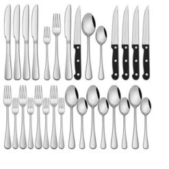 Itopfox 24-Piece Silverware Set With Steak Knives, Flatware Set For 4 Food-Grade Stainless Steel Cutlery Set Includes Knife Spoon Fork, Mirror Finish -Kitchen Chef GUEST aa516724 b677 48bc ac4c e290b55a5123