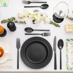 Itopfox 40-Piece Forged Flatware Set, Premium Stainless Steel Cutlery Set, Mirror Polished, Dishwasher Safe, Service For 8, Ideal For Kitchen, Home -Kitchen Chef GUEST aafb68d4 11f1 4eba 8caa ab59d6ffe95d