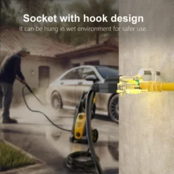 Itopfox 12/3 Gauge Heavy Duty Outdoor Extension Cord 25 Ft Waterproof With Lighted End, Flexible Cold-Resistant 3 Prong Electric Cord -Kitchen Chef GUEST abf6cfab d6af 4ae6 81aa 1c041736c37b