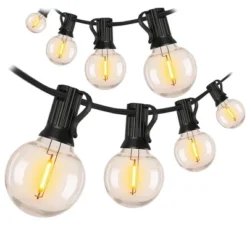 Itopfox Outdoor String Lights Waterproof 200FT With 100+4 Shatterproof LED Edison Bulbs For Party Backyard Gazebo Pergola Cafe, 2Pack X 100ft -Kitchen Chef GUEST ac2d6884 15f7 43f4 af1a 147cc72c76dd