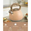 Itopfox Tea Kettle With Loud Whistle, 2.5 Quart Stovetop Kettle, Food Grade Stainless Steel, Anti-Hot Ergonomic Handle, Suitable For All Heat Sources -Kitchen Chef GUEST ad174790 f6d1 42f7 9159 ecfd06f508e6