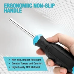 Itopfox Multi-Function Screw Driver Set With 60 Replaceable Cr-V Bits Flat, Phillips, Torx, Hex, Square, All In One Screwdrivers With Rolling Barrel -Kitchen Chef GUEST ae365d03 e949 4872 9a44 f3e311f820ed