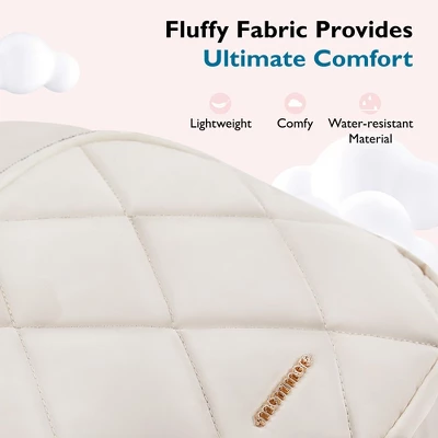 Itopfox Compact Diaper Backpack For Travel, Lightweight Quilted Baby Bag With Stroller Straps & Changing Pad, 11 Pockets 7 Itopfox Compact Diaper Backpack For Travel, Lightweight Quilted Baby Bag With Stroller Straps & Changing Pad, 11 Pockets - Image 5