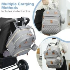 Itopfox Large Diaper Backpack With Changing Station, Insulated Pockets, USB Port, Waterproof, Lightweight, Unisex, Grey 12 Itopfox Large Diaper Backpack With Changing Station, Insulated Pockets, USB Port, Waterproof, Lightweight, Unisex, Grey -Kitchen Chef GUEST af19b4bb ed7f 4835 a162 c2a9087626c7