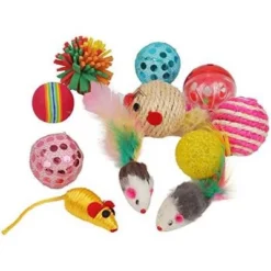 Itopfox Cat Toys Variety Pack For Kitty - 20 Piece Assortment With Wand, Balls, Mice & Feathers For Playful Felines -Kitchen Chef GUEST af31dcc3 5b2b 423a b120 9ff7788c083f