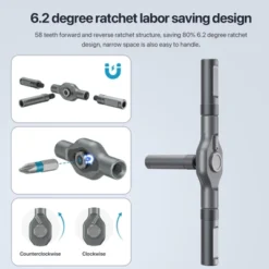 Itopfox 24 In 1 Magnetic Screwdriver Set With Ratchet & Removable Bits, Precision Tool Kit For Electronics, Watches, Bicycles & DIY Projects -Kitchen Chef GUEST b0251352 2c84 49cf b8d8 b8f83fd28996