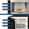 Itopfox Microwave Food Cover With Handle - Collapsible Vented Silicone Splash Guard & Tray For Heating, Doubles As Draining Basket For Washing Fruits 1 Itopfox Microwave Food Cover With Handle - Collapsible Vented Silicone Splash Guard & Tray For Heating, Doubles As Draining Basket For Washing Fruits -Kitchen Chef GUEST b15d166c 88e8 4d35 8a7e 8ed8132dd09c