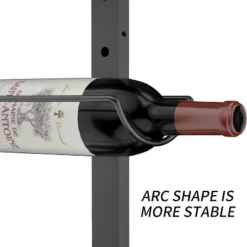 Itopfox 2 Pack Wall Mounted Wine Rack For 24 Bottles, Detachable Wine Storage Organizer Display Holder For Kitchen, Dining Room, Bar, Wine Cellar -Kitchen Chef GUEST b3a70cd0 ffb1 4adb 91c5 3135dcde7856