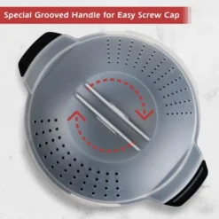 Itopfox Professional Microwave Steamer For Vegetables, Large 2 Quart Capacity, BPA Free & Dishwasher Safe, Locking Lid Design For Spill Prevention -Kitchen Chef GUEST b4adf947 ad78 43e8 bb71 8e9ffddd7c85