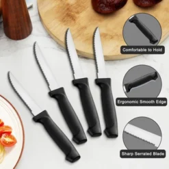 Itopfox 72-Piece Silverware Set For 12 With Steak Knives, Stainless Steel Cutlery Set Includes Forks, Spoons, Dishwasher Safe For Home & Restaurant -Kitchen Chef GUEST b5b3d20e feaa 4619 b989 42bfc4313897