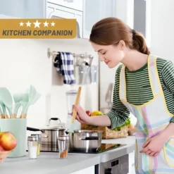 Itopfox 35-Piece Silicone Kitchen Utensil Set With Wooden Handles, Non-Stick Cooking Tools Including Spatula, Spoon, Turner, Tongs, Measuring Cups -Kitchen Chef GUEST b63b2b4e f4c7 4659 9d19 ea4816744ca0