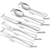 Itopfox 20-Piece Stainless Steel Flatware Set, Mirror Polished Cutlery Set For 4, Includes Knives, Spoons, Forks, Dishwasher Safe For Daily Use -Kitchen Chef GUEST b6706221 1ef1 427e bb7a 5af73469a11f