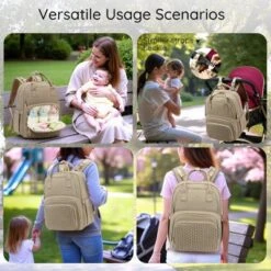 Itopfox Large Multi-Functional Diaper Backpack With Changing Pad, Insulated Pockets & Stroller Straps For Moms & Babies -Kitchen Chef GUEST b6736263 2754 49d5 b09e 8651ebe61158