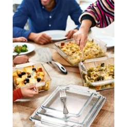 Itopfox Square Glass Baking Dish With Lid, Microwave, Oven & Dishwasher Safe Bakeware For Casseroles, Desserts & More 16 Itopfox Square Glass Baking Dish With Lid, Microwave, Oven & Dishwasher Safe Bakeware For Casseroles, Desserts & More -Kitchen Chef GUEST b8bf8e30 1501 4e02 b873 6180ebe554b8