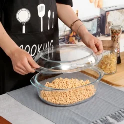 Itopfox Oval Glass Casserole Dish With Lid, Microwave & Oven Safe Bakeware, Covered Glass Dish For Baking & Cooking, 3.5L Capacity 13 Itopfox Oval Glass Casserole Dish With Lid, Microwave & Oven Safe Bakeware, Covered Glass Dish For Baking & Cooking, 3.5L Capacity -Kitchen Chef GUEST ba6d2657 71de 4bd0 a44e 7e75ff6ca166