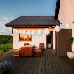 Itopfox Lantern String Lights Plug In, Outdoor White Lights For Patio, Bedroom With 10 Nylon Lanterns (Assembly Required) 13 Itopfox Lantern String Lights Plug In, Outdoor White Lights For Patio, Bedroom With 10 Nylon Lanterns (Assembly Required) -Kitchen Chef GUEST bac8acda 1f98 4586 9bbc 4ec776fda23d