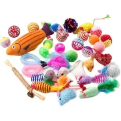 Itopfox Cat Toys Variety Pack For Kitty - 20 Piece Assortment With Wand, Balls, Mice & Feathers For Playful Felines -Kitchen Chef GUEST bc85699a b2b8 4602 88eb 940a83f0f666
