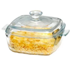 Itopfox 0.8L Glass Casserole Dish With Lid, Oven Safe Square Baking Dish, Microwave Bowl With Cover, Microwavable Cookware For Kitchen -Kitchen Chef GUEST bda4212c 5571 495f 85b2 cd46a8769a0d