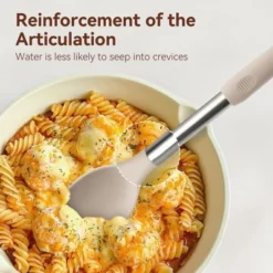 Itopfox Silicone Cooking Utensils Set 35 Pcs Kitchen Utensils With Holder Stainless Steel Handle Spatula, Spoons, Pasta Server, Cheese Grater, Masher -Kitchen Chef GUEST be9ceaad 037c 4a63 9346 ea7bba5afdb5