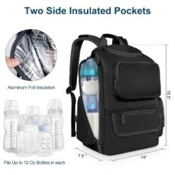 Itopfox Multifunctional Diaper Backpack With Insulated Pockets, Water Resistant Baby Bag For Men & Women, Stroller Straps, Black 16 Itopfox Multifunctional Diaper Backpack With Insulated Pockets, Water Resistant Baby Bag For Men & Women, Stroller Straps, Black -Kitchen Chef GUEST c051ffa6 4550 45dd 9ad0 abaf3c44823a