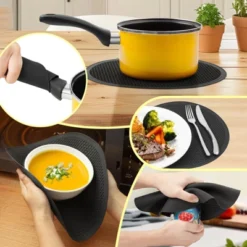 Itopfox Microwave Splatter Cover With Water Steamer, Clear Lid For Food, Integrated Handle, BPA-Free Splatter Guard, Essential Kitchen Gadgets -Kitchen Chef GUEST c0e301ff 9ff2 4d96 9a36 df91f42afd9d