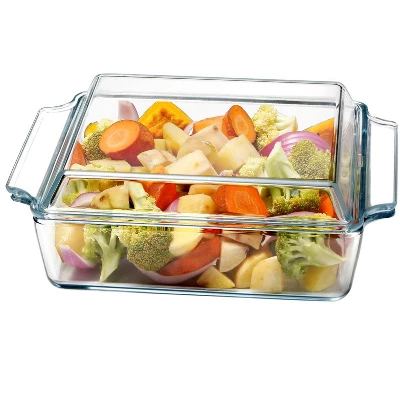Itopfox Square Glass Baking Dish With Lid, Microwave, Oven & Dishwasher Safe Bakeware For Casseroles, Desserts & More 11 Itopfox Square Glass Baking Dish With Lid, Microwave, Oven & Dishwasher Safe Bakeware For Casseroles, Desserts & More - Image 9