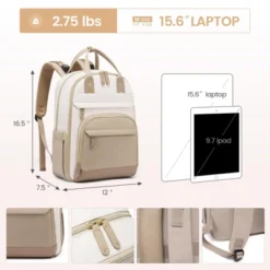 Itopfox Large Capacity Diaper Backpack With Changing Pad, Insulated Pockets, Stroller Buckles, Waterproof, Laptop Compartment, Beige-Khaki -Kitchen Chef GUEST c2994753 eaee 4dea b3d9 e12d05282419