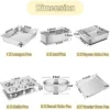 Itopfox Stainless Steel Bakeware Set, 11-Piece Toaster Oven Baking Pan Set With Lasagna, Cake, Loaf & Muffin Pans, Dishwasher Safe