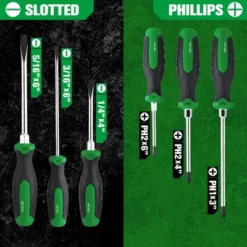 Itopfox 6-Piece Magnetic Screwdriver Set With S2 Steel Blades, Slotted & Phillips Heads, SureGrip Handle For Professional Use -Kitchen Chef GUEST c5f6caa6 0c58 42ad 9bad 11680ecc4486