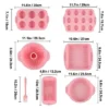 Itopfox Nonstick Silicone Bakeware Set, 7-Piece Baking Cake Pan Kit, BPA Free Heat Resistant With Silicone Brush For Bread Pizza Cupcake Muffin -Kitchen Chef GUEST c6dbd408 577b 4e4a a0a2 31bc029b9b2f