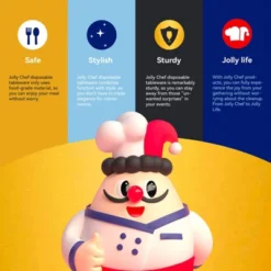 Itopfox 360-Piece Heavy Duty Clear Plastic Silverware Set - Forks, Spoons, Knives Heat Resistant Disposable Utensils For Parties, Events Everyday Use -Kitchen Chef GUEST c84ea3c1 28c9 4e7a b12c baf9846565b5