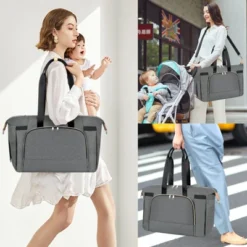 Itopfox Large Diaper Tote Bag With Changing Pad & Pacifier Case, Multi-Pocket Travel Baby Bag For Hospital & Maternity -Kitchen Chef GUEST cb032824 f40e 409b 9ea2 51b16243d499