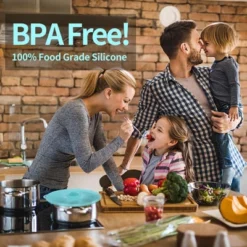 Itopfox Microwave Mat & Food Cover, Splatter Guard Silicone Trivet, Pot Holder, Drying Mat, Baking Place Mat, BPA Free Suction Lids For Bowls -Kitchen Chef GUEST cf586fcf 6e02 43ea 920f abeb9cd93113