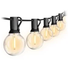 Itopfox 30ft Outdoor LED String Lights With 27 G40 Shatterproof Bulbs, Waterproof Connectable Globe Lights For Backyard, Balcony, Bistro, Party, Cafe -Kitchen Chef GUEST d389d6e1 117d 4f9e 9ee5 782e06a2b6ea