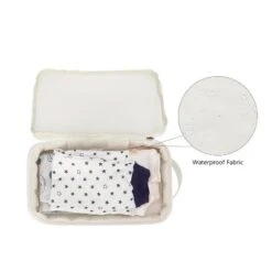 Itopfox 2-Pack Waterproof Hanging Diaper Bags, Reusable & Washable Organizer Pouches For Baby Clothes, Swimsuits & More (Black & White) -Kitchen Chef GUEST d3c6a701 c288 496e 8692 5493202bfa7f