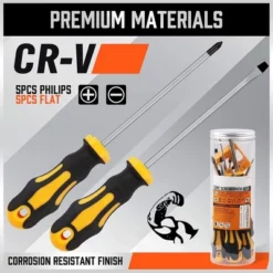 Itopfox 11-Piece Magnetic Screwdriver Set With 5 Phillips And 5 Flat Head Tips For Secure Fastening And Loosening, Includes Storage Box 14 Itopfox 11-Piece Magnetic Screwdriver Set With 5 Phillips And 5 Flat Head Tips For Secure Fastening And Loosening, Includes Storage Box -Kitchen Chef GUEST d408937e 49a5 4445 89c5 eff125374af3