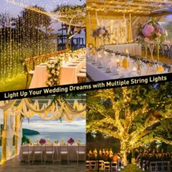 Itopfox 168FT 600 LED Christmas Lights Outdoor Waterproof 8 Modes Indoor String Lights For Outside Warm White Lights Plug In For Wedding Party -Kitchen Chef GUEST d410450c 385a 45f3 a09a e4cf1bd91c8f