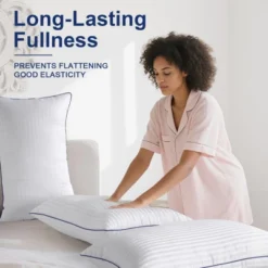 Itopfox Soft Queen Size Pillows Set Of 2, Fluffy & Supportive Bed Pillows For Back Stomach Side Sleepers Filled With Down Alternative, Luxury Pillows -Kitchen Chef GUEST d4192c77 04d7 4579 ac79 f5dd54d2ae5f