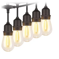 Itopfox 96FT LED Outdoor String Lights, Dimmable Waterproof Patio Lights With Shatterproof Edison Vintage Bulbs For Backyard Porch Garden -Kitchen Chef GUEST d5c10d23 4183 48eb 8739 a660da653956