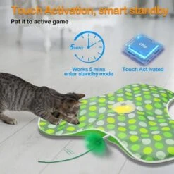 Itopfox Interactive Cat Toy With Moving Feathers & Real Mouse Sounds, Touch Activated Exercise Toy For Indoor Cats, Rechargeable 15 Itopfox Interactive Cat Toy With Moving Feathers & Real Mouse Sounds, Touch Activated Exercise Toy For Indoor Cats, Rechargeable -Kitchen Chef GUEST d8060f42 34ee 494e b5ef 94bfc096e80e
